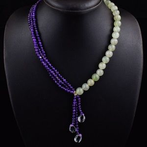 Amethyst & Aventurine Necklace